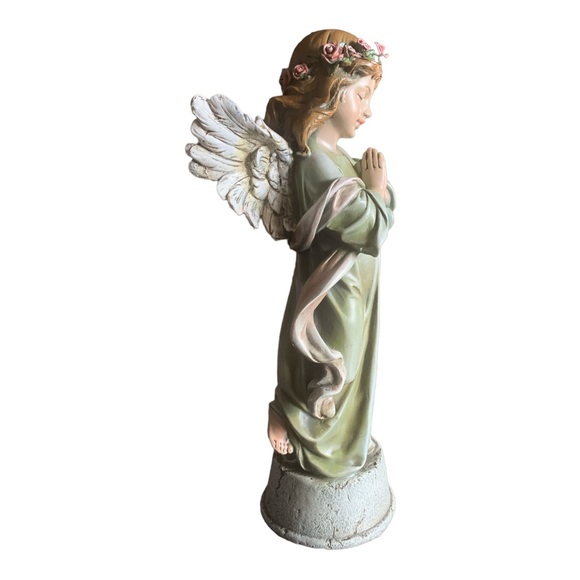 Praying Angel Little Girl Cherub Statue - Picture 2 of 8